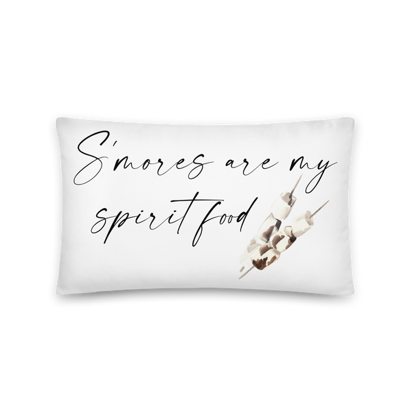 S'mores Are My Spirit Food Throw Pillow