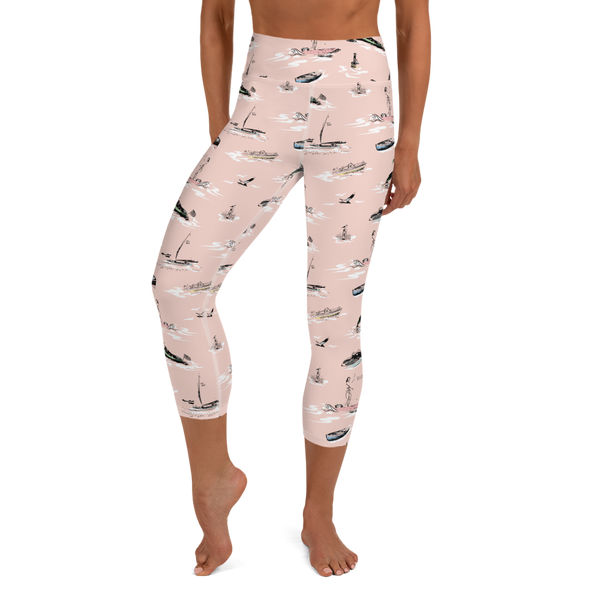 Hello Sailor! Yoga Capri Leggings