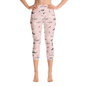 Hello Sailor! Yoga Capri Leggings