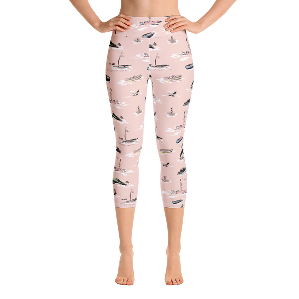 Hello Sailor! Yoga Capri Leggings