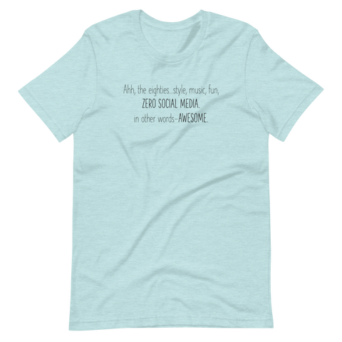 Ahh the Eighties Short-Sleeve Unisex T-Shirt