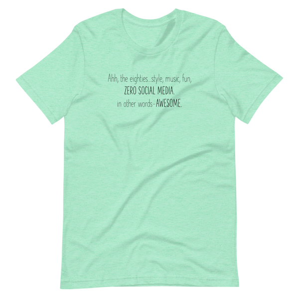 Ahh the Eighties Short-Sleeve Unisex T-Shirt