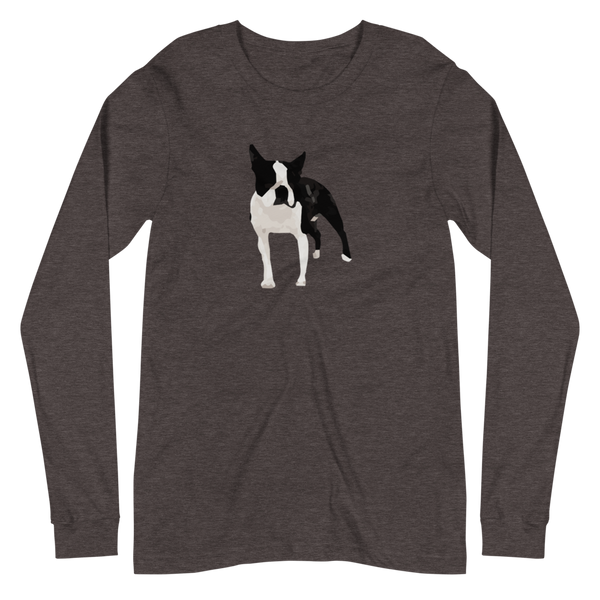 Boston Terrier Unisex Long Sleeve Tee