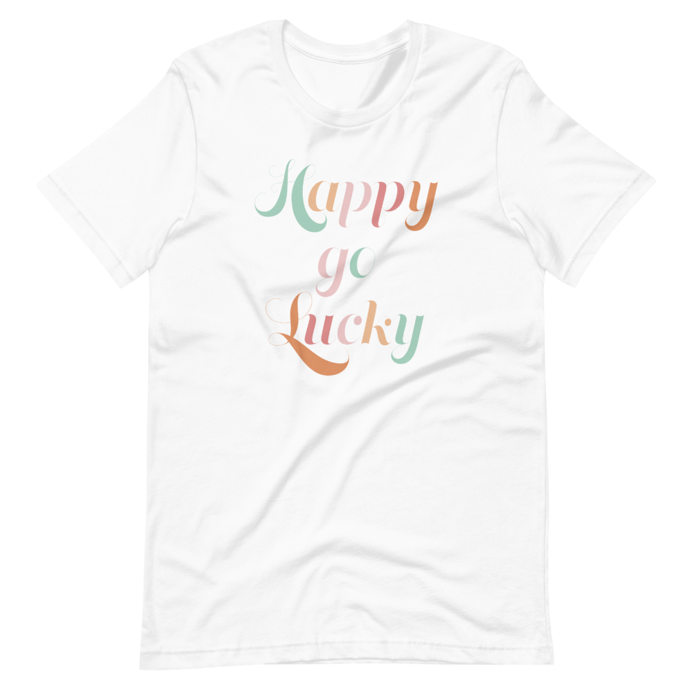 Happy go Lucky Short-Sleeve Unisex T-Shirt