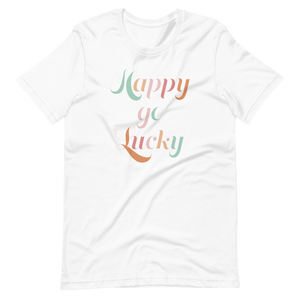 Happy go Lucky Short-Sleeve Unisex T-Shirt