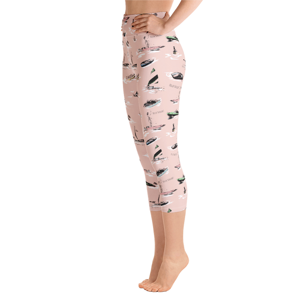 Hello Sailor! Yoga Capri Leggings