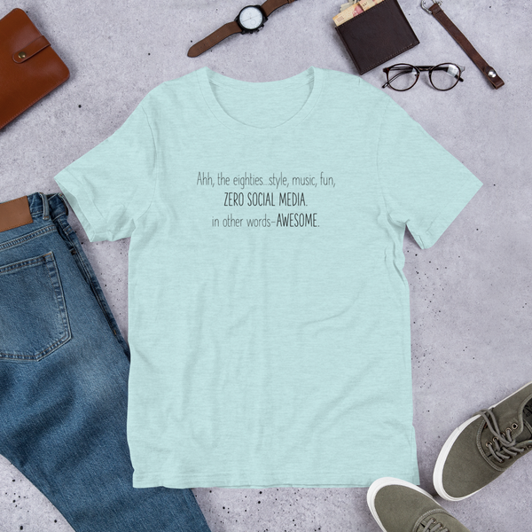 Ahh the Eighties Short-Sleeve Unisex T-Shirt