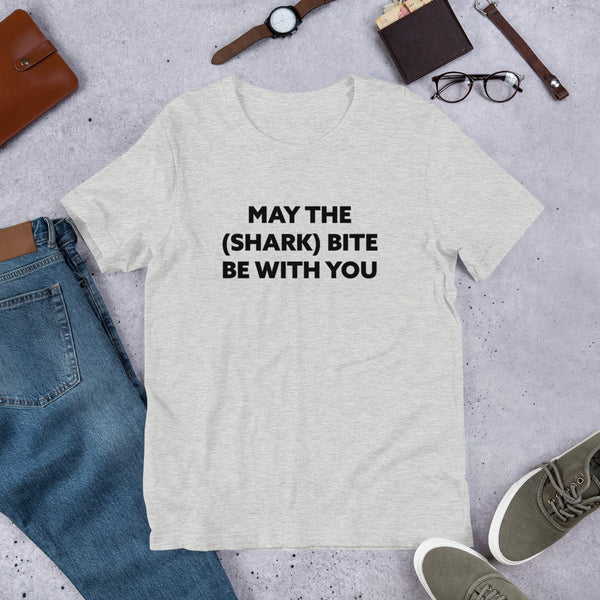 May The Shark Bite Be With You Short-Sleeve Unisex T-Shirt