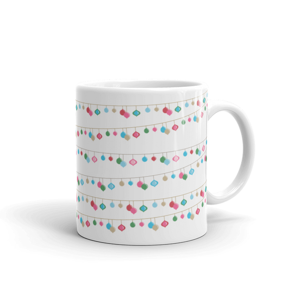Holiday String Light Print Mug