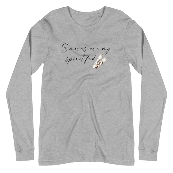 S'mores Are My Spirit Food Unisex Long Sleeve Tee