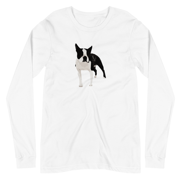 Boston Terrier Unisex Long Sleeve Tee