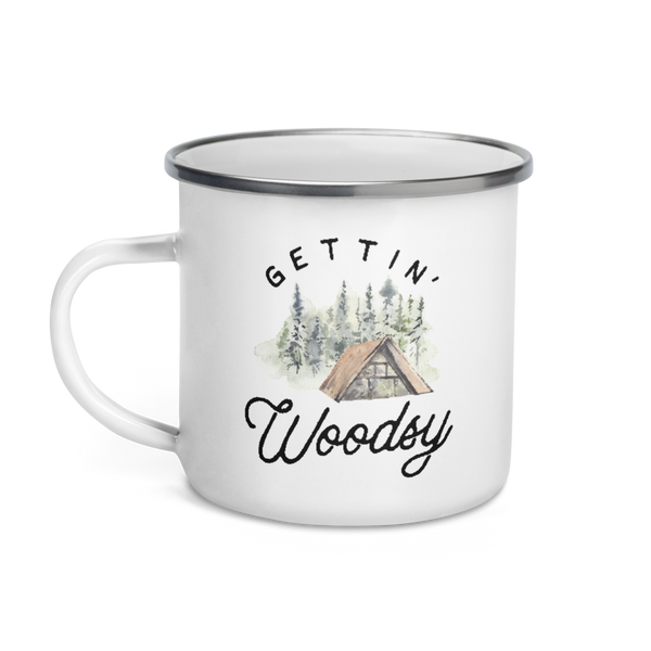 Gettin' Woodsy Enamel Mug