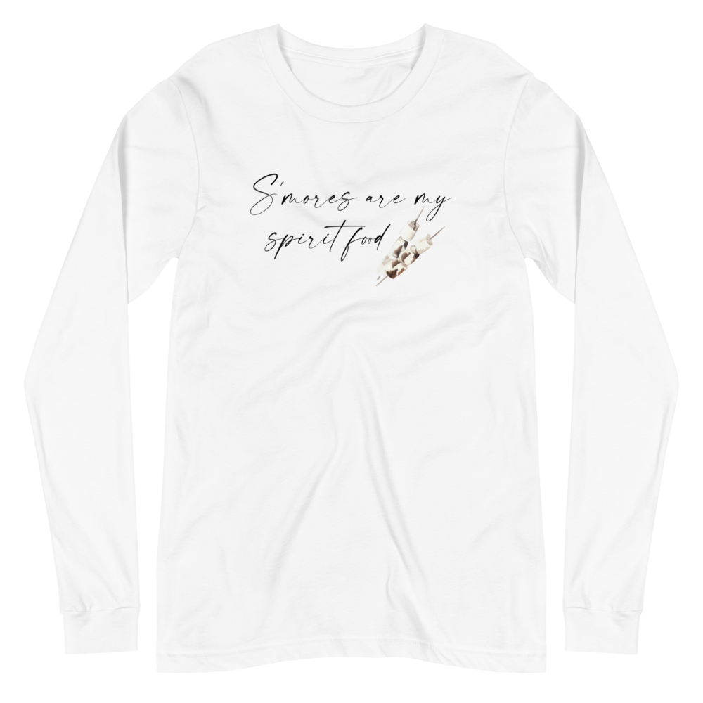 S'mores Are My Spirit Food Unisex Long Sleeve Tee