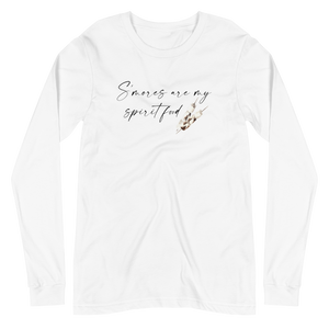 S'mores Are My Spirit Food Unisex Long Sleeve Tee