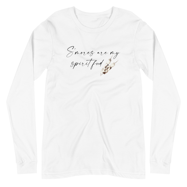 S'mores Are My Spirit Food Unisex Long Sleeve Tee