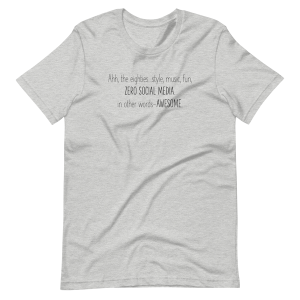 Ahh the Eighties Short-Sleeve Unisex T-Shirt