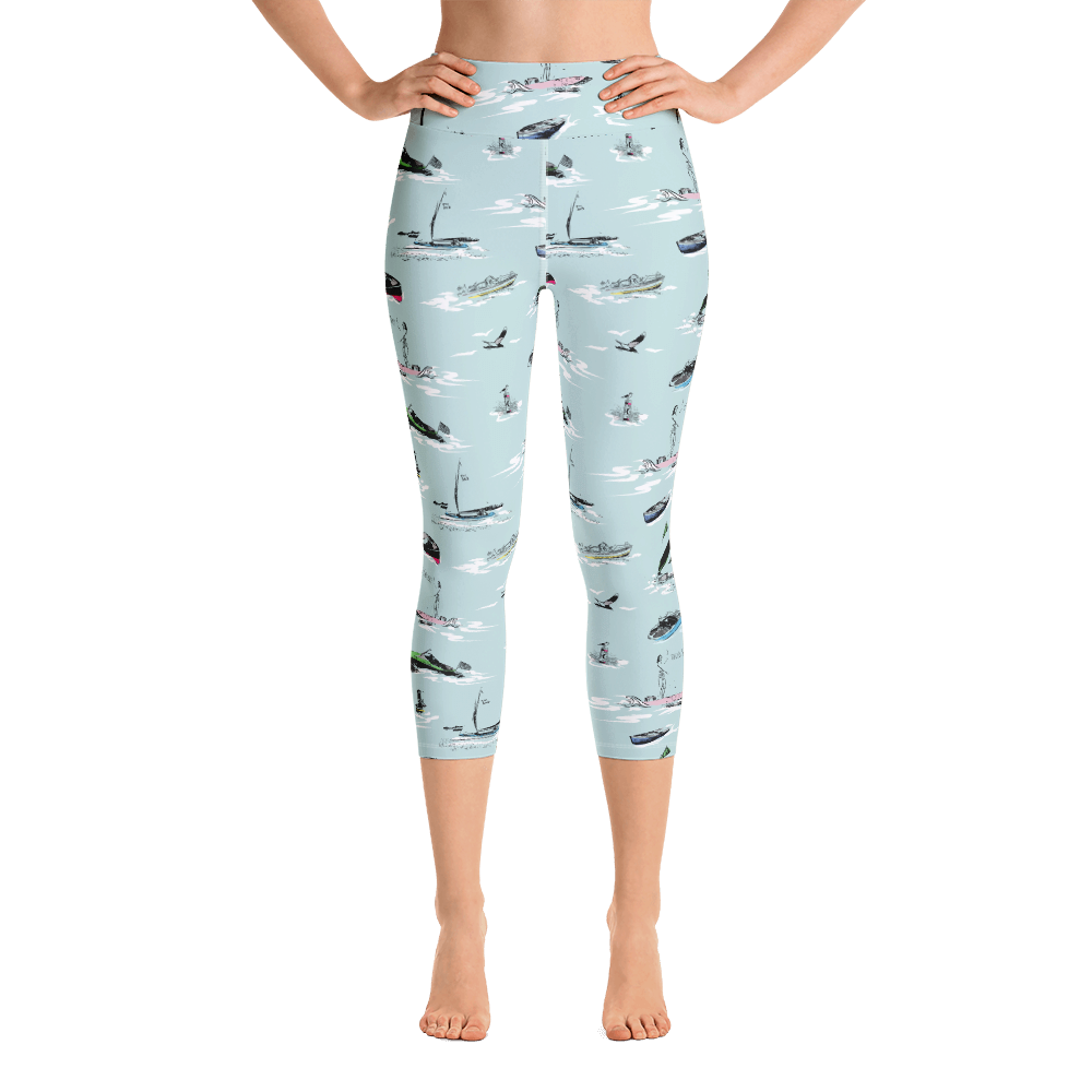 Hello Sailor! Yoga Capri Leggings