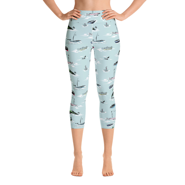 Hello Sailor! Yoga Capri Leggings