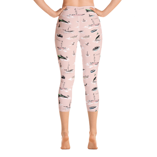 Hello Sailor! Yoga Capri Leggings