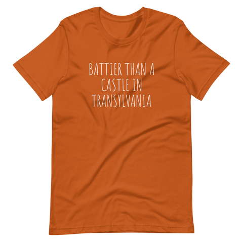 Battier Than A Castle In Transylvania Short-Sleeve Unisex T-Shirt