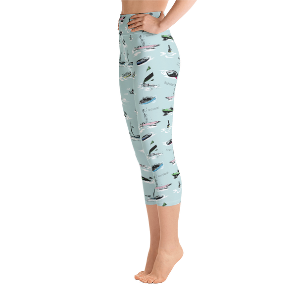 Hello Sailor! Yoga Capri Leggings