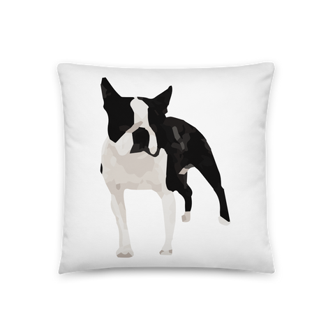 Boston Terrier Throw Pillow