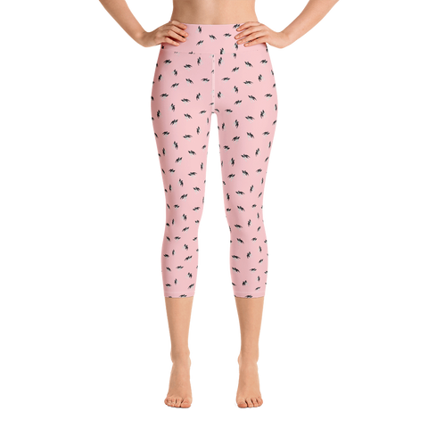 Boston Terrier Yoga Capri Leggings