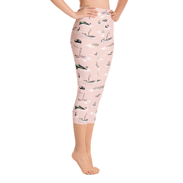 Hello Sailor! Yoga Capri Leggings