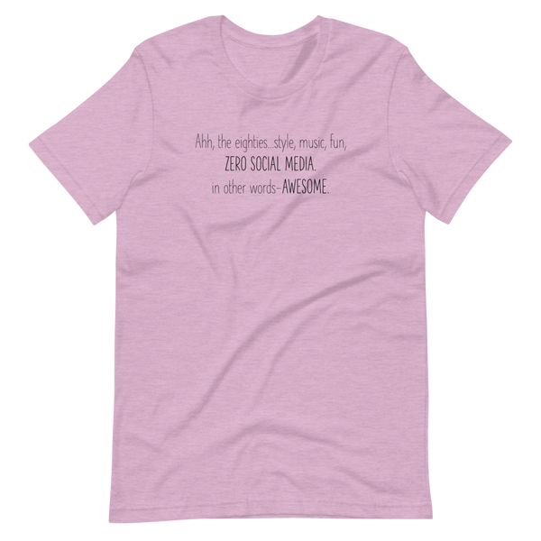 Ahh the Eighties Short-Sleeve Unisex T-Shirt