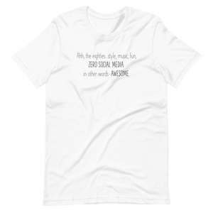 Ahh the Eighties Short-Sleeve Unisex T-Shirt
