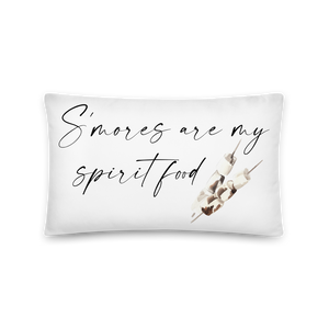 S'mores Are My Spirit Food Throw Pillow