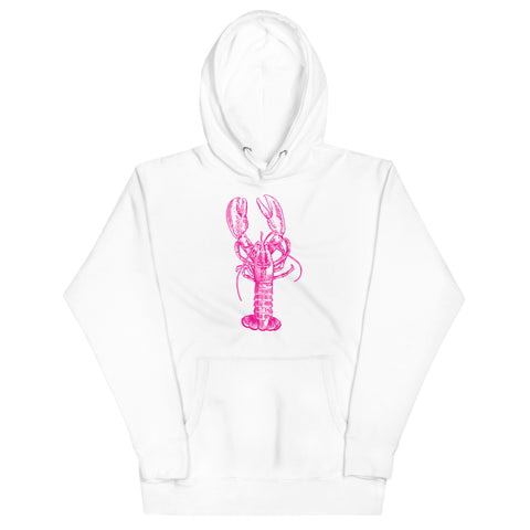 Pink Lobster Unisex Hoodie