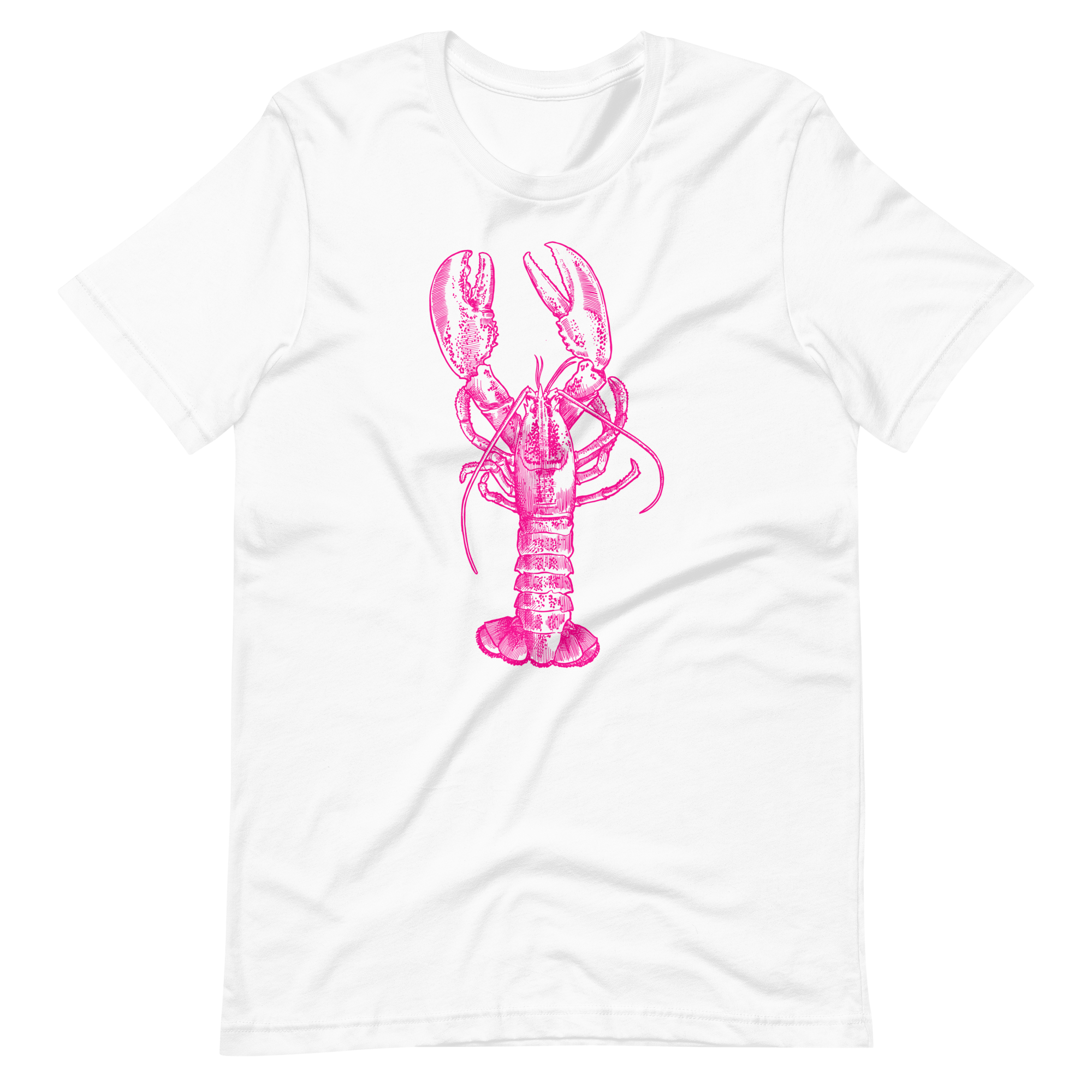 Pink Lobster Unisex t-shirt