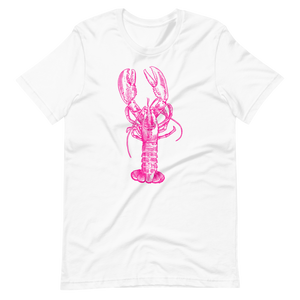 Pink Lobster Unisex t-shirt