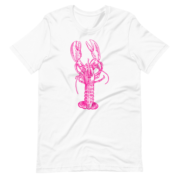 Pink Lobster Unisex t-shirt